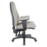 Professional Dual Function Ergonomic High Back Chair in Dillon Stratus, EC4300-R103 - WhatYouNeedSales