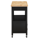 Radford Kitchen Cart Black - WhatYouNeedSales