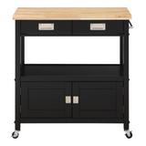 Radford Kitchen Cart Black - WhatYouNeedSales