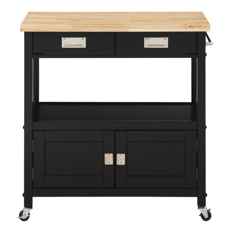 Radford Kitchen Cart Black - WhatYouNeedSales