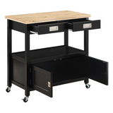 Radford Kitchen Cart Black - WhatYouNeedSales