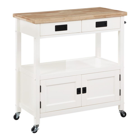 Radford Kitchen Cart White - WhatYouNeedSales