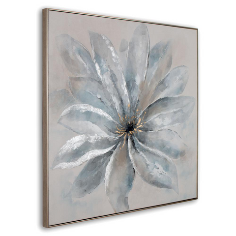 Radiant Blossom, Small, Hand Painted Canvas - WhatYouNeedSales