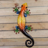 Rainbow Gecko Metal Wall Art - WhatYouNeedSales