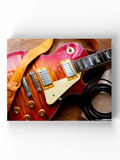 Red Sunburst Guitar Wrapped Canvas -Image by Shutterstock - WhatYouNeedSales