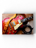 Red Sunburst Guitar Wrapped Canvas -Image by Shutterstock - WhatYouNeedSales