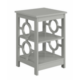 Ring End Table - Contemporary Style and Versatile Storage