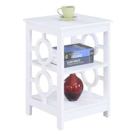 Ring End Table - Contemporary Style Versatile Storage