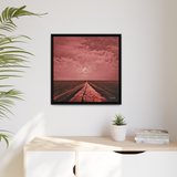 ROAD Fine Art Photography Canvas Prints With Frames By QueenNoble - WhatYouNeedSales