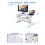 Rocelco 32’ Height Adjustable Standing Desk