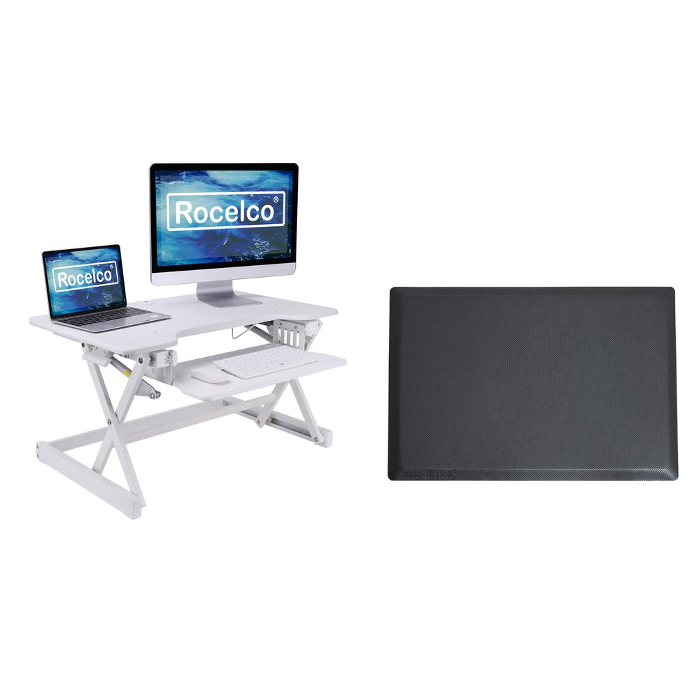 Rocelco 32’ Height Adjustable Standing Desk - Ergonomic