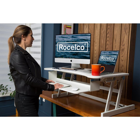 Rocelco 37.5’ Deluxe Height Adjustable Standing Desk