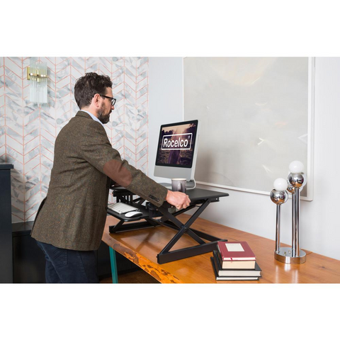 Rocelco 38’ Large Height Adjustable Standing Desk