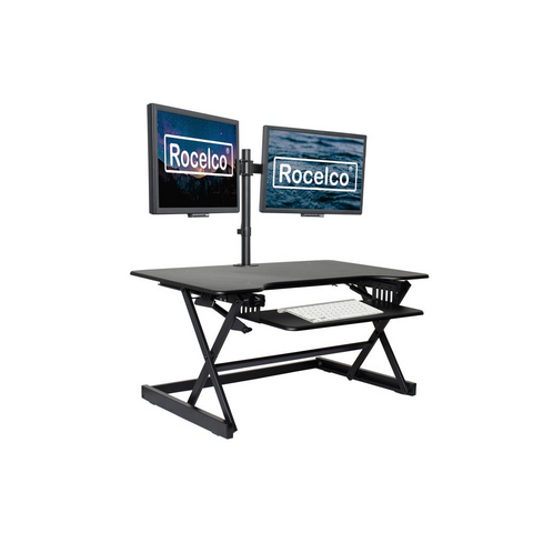 Rocelco 38’ Large Height Adjustable Standing Desk