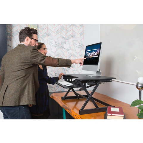 Rocelco 40’ Large Height Adjustable Standing Desk