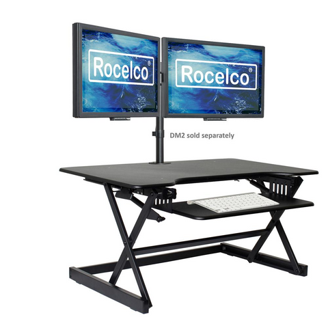 Rocelco 40’ Large Height Adjustable Standing Desk