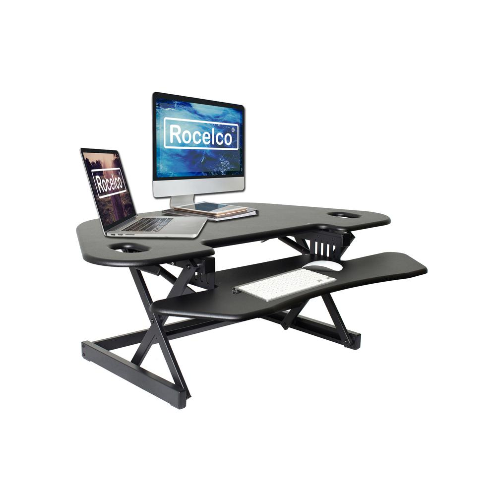 Rocelco 46’ Height Adjustable Corner Standing Desk