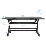 Rocelco 46’ Large Height Adjustable Standing Desk