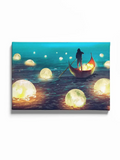 Rowing Throw The Orbs Canvas -Image by Shutterstock - WhatYouNeedSales