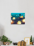 Rowing Throw The Orbs Canvas -Image by Shutterstock - WhatYouNeedSales