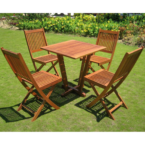 Royal Tahiti Cadiz Five Piece Patio Set - Outdoor Dining