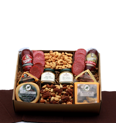 Savory Favorites Gift Box - meat and cheese gift baskets - WhatYouNeedSales