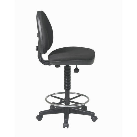 Sculptured Seat and Back Drafting Chair - WhatYouNeedSales