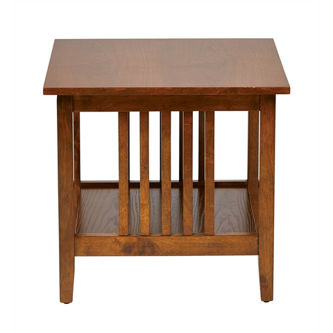 Sierra Mission End Table - Ash Finish | Solid