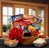 Snack Lovers Sampler Gift Basket- snack basket - snack gift basket - WhatYouNeedSales