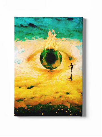 Staring Eye And Dancer Canvas -Image by Shutterstock - WhatYouNeedSales