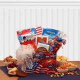 Stars & Stripes Forever Patriotic Gift Box - July 4th gift basket - patriotic gift basket - WhatYouNeedSales