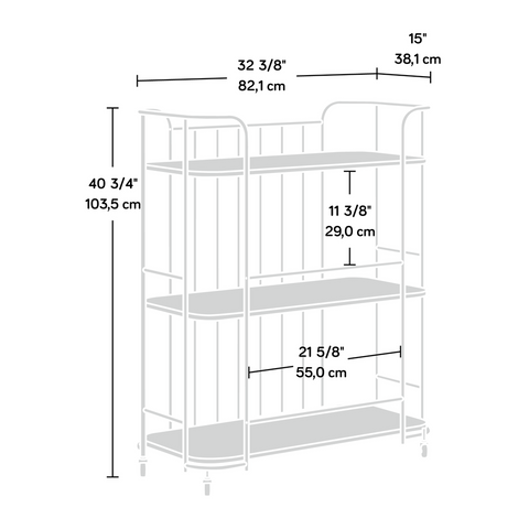 Station House Storage Cart 3A - WhatYouNeedSales