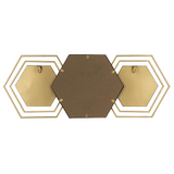 Stratton Home Decor Caroline Hexagon Wall Mirror - WhatYouNeedSales