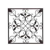 Sunjoy 4-Panel Iron Wall Decor Indoor Outdoor Metal Decoration Wall Art - WhatYouNeedSales