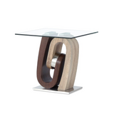 T4126Et End Table - Sleek and Sophisticated | Glass Top