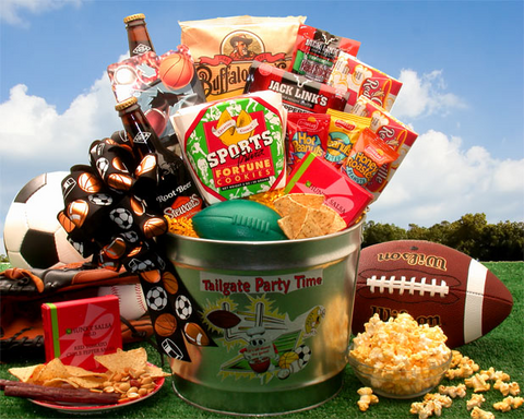 Tailgate Party Time Gift Pail - The Perfect Gift for Sports