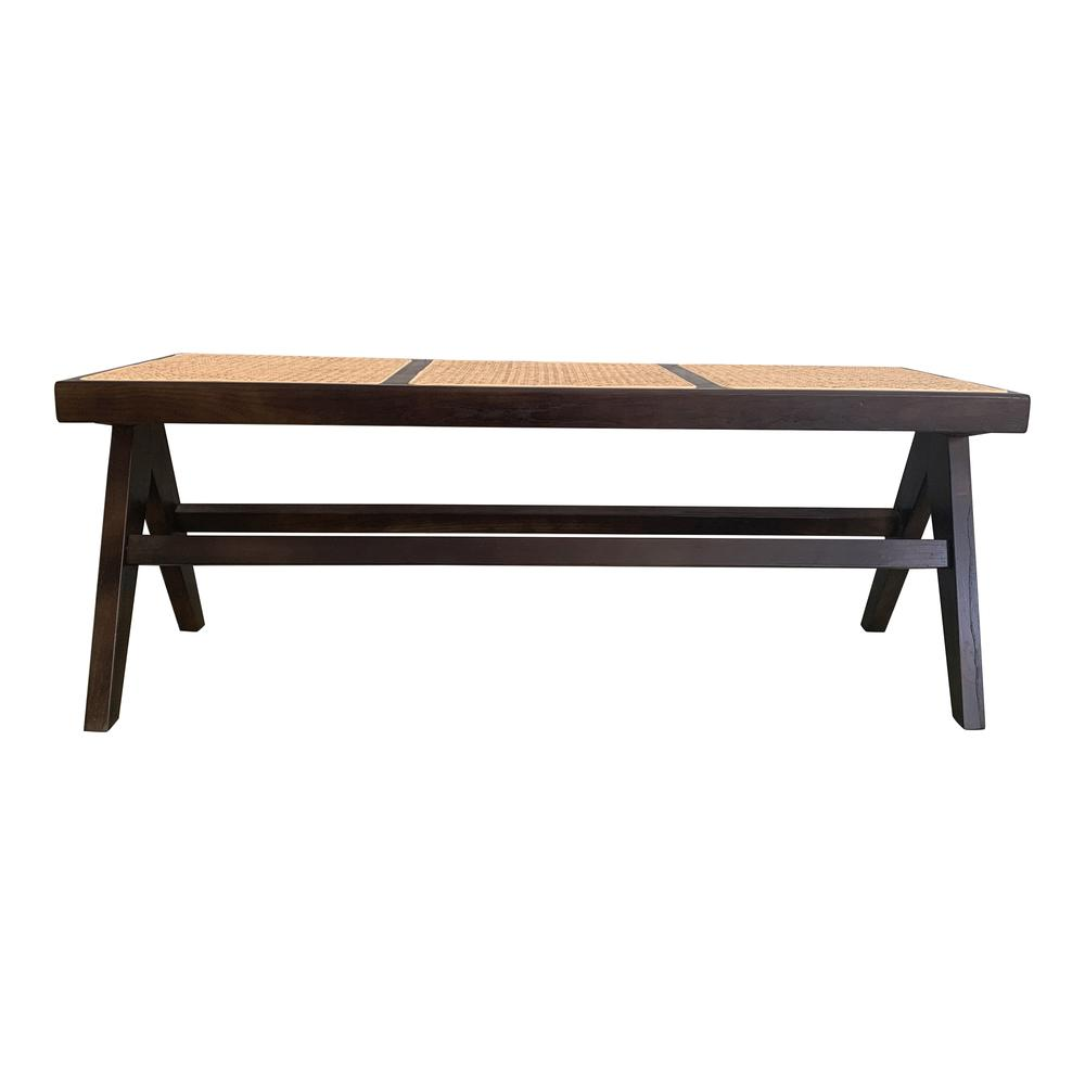 TAKASHI BENCH DARK BROWN - WhatYouNeedSales