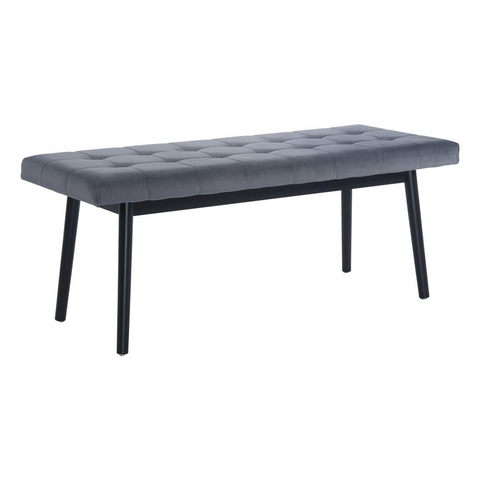 Tanner Bench Gray & Black - WhatYouNeedSales