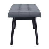 Tanner Bench Gray & Black - WhatYouNeedSales