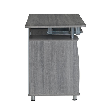 Techni Mobili Complete Workstation Computer Desk with Storage. Color: Grey - WhatYouNeedSales