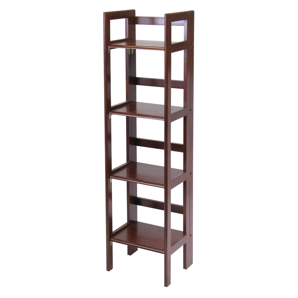 Terry Folding Bookcase Antique Walnut - WhatYouNeedSales