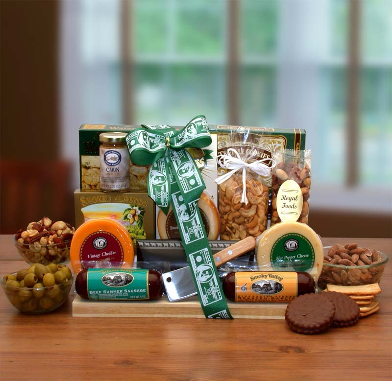 Thanks A Million Gourmet Gift Board- Meat and cheese gift - thank you gift - corporate gift - WhatYouNeedSales