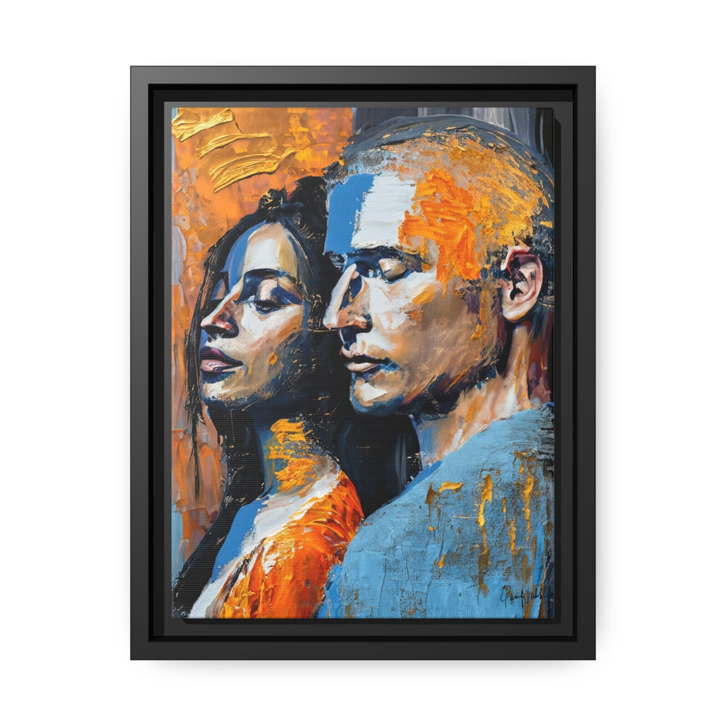 THE COUPLE 2 Canvas Wall Art - By QueenNoble - WhatYouNeedSales