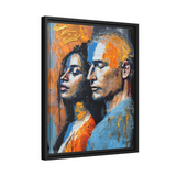 THE COUPLE 2 Canvas Wall Art - By QueenNoble - WhatYouNeedSales