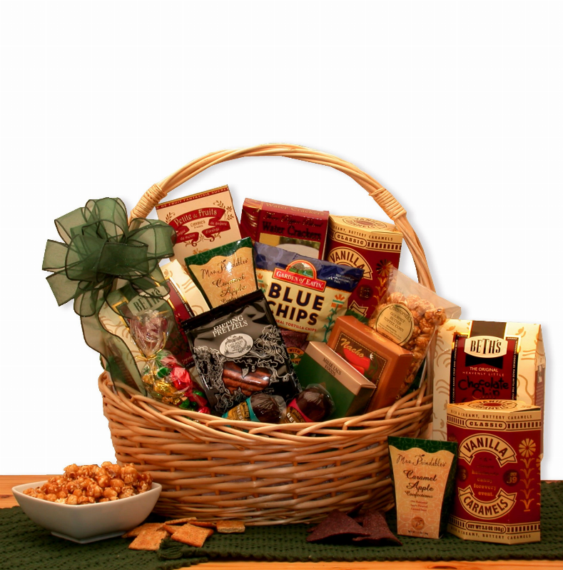 The Crowd Pleaser Snack Gift Basket- snack basket - snack gift basket - WhatYouNeedSales