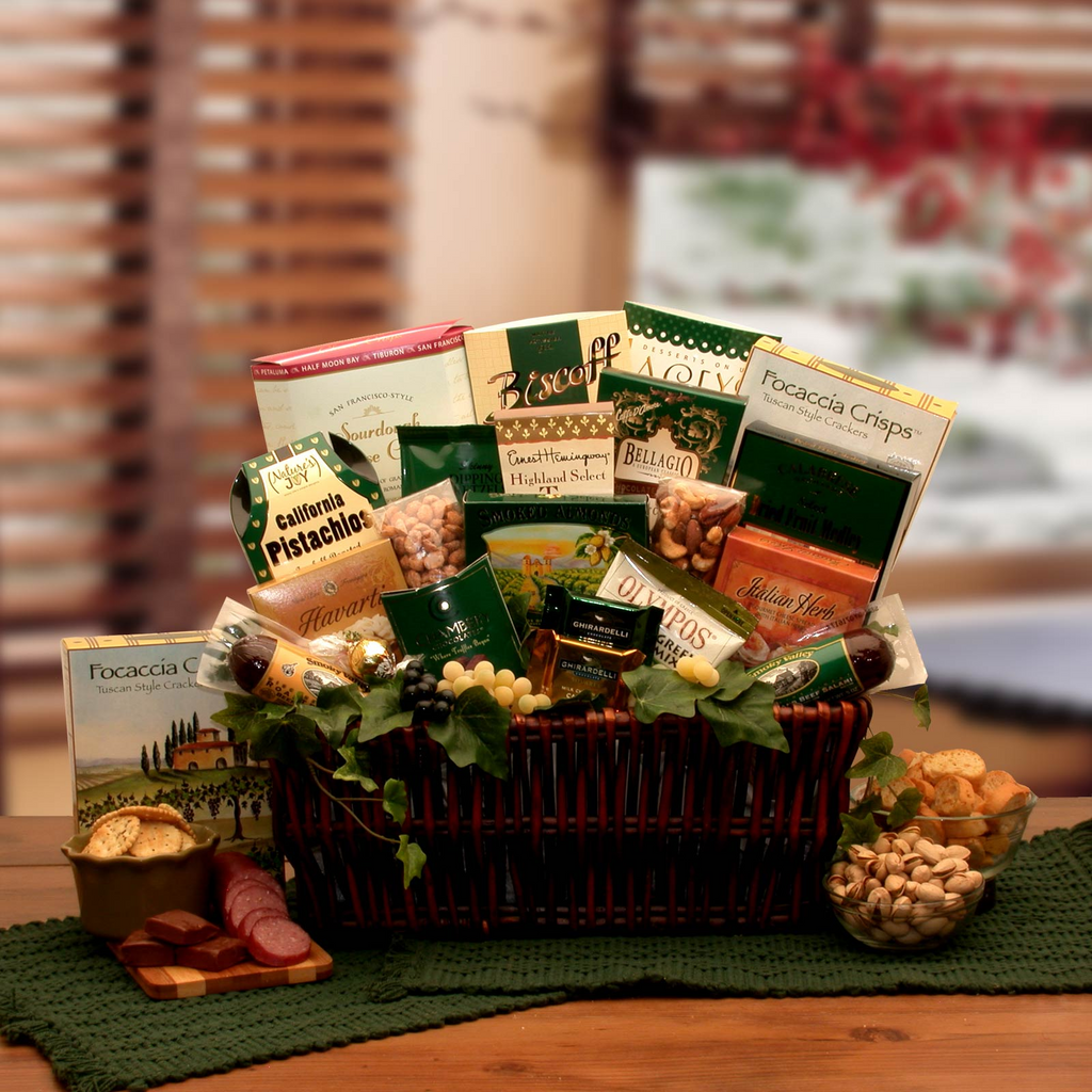 The Indulgent Gourmet Gift Basket - gourmet gift basket - WhatYouNeedSales