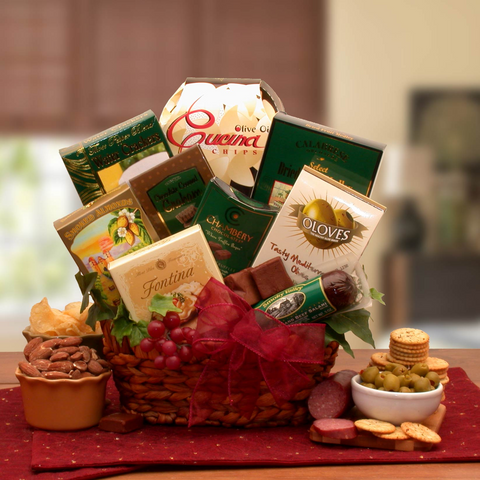 The Vintage Gourmet Gift basket - gourmet gift basket - WhatYouNeedSales