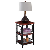 Town Square Metal Frame End Table - Contemporary Design