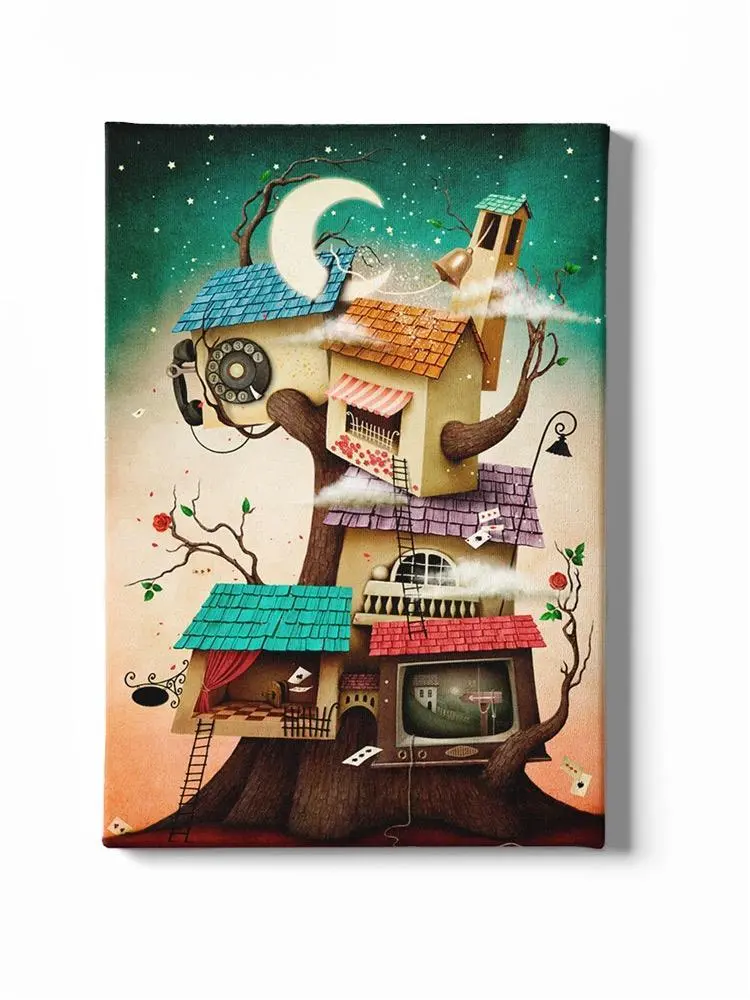 Tree Houses Canvas -Image by Shutterstock - WhatYouNeedSales