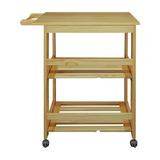 Trek Folding Kitchen Cart - Natural - WhatYouNeedSales